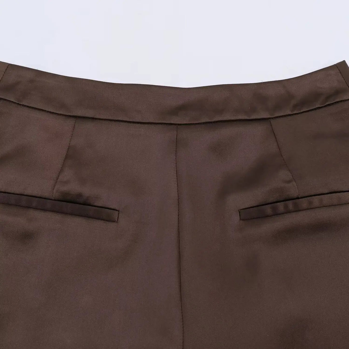 Xylia | Dames Minishort - Luxe Satijn met Kanten Rand 2