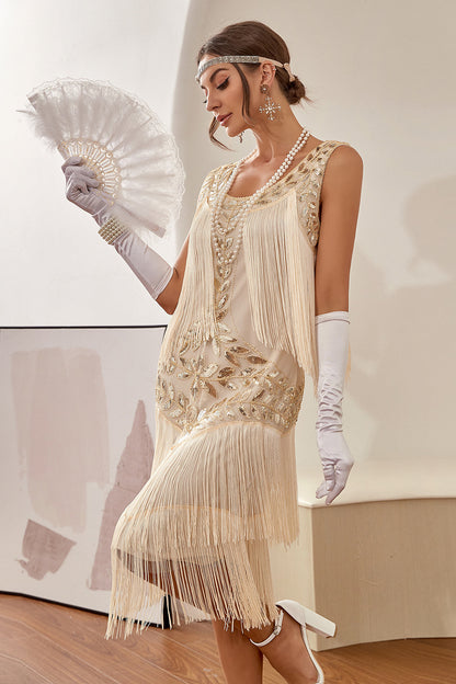 Goedele | Vintage Fringe Jurk