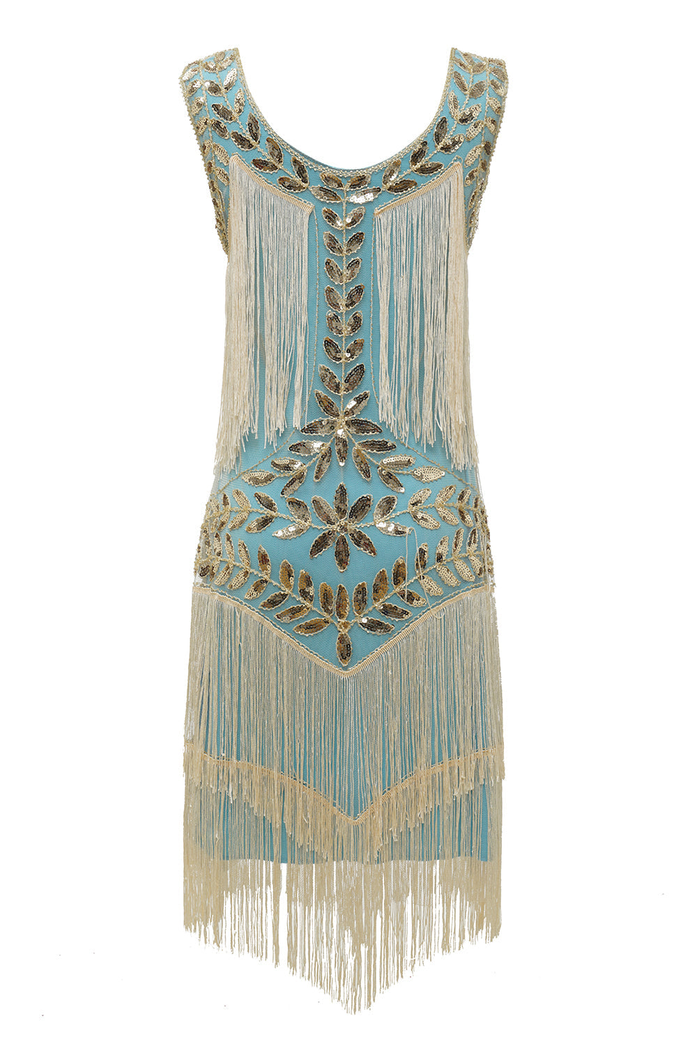 Goedele | Vintage Boho Fringe Midi Dames Jurk