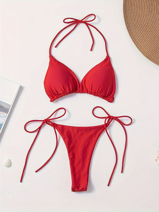 Gaity | Minimalistische Bikini met Strikdetails