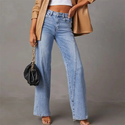 Charlene | Wide-Legged Denim Broek