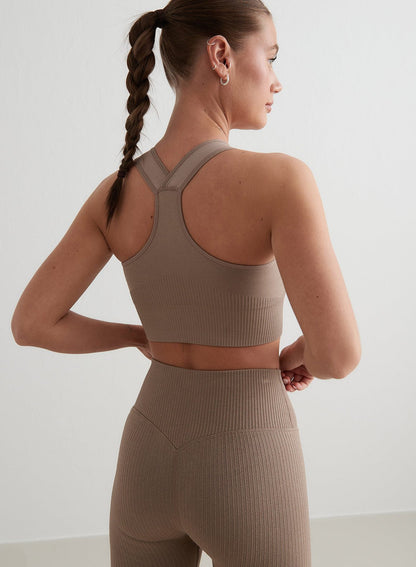 Larissa | High Support Ribbed Sports Bra