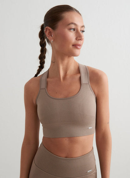Larissa | High Support Ribbed Sports Bra