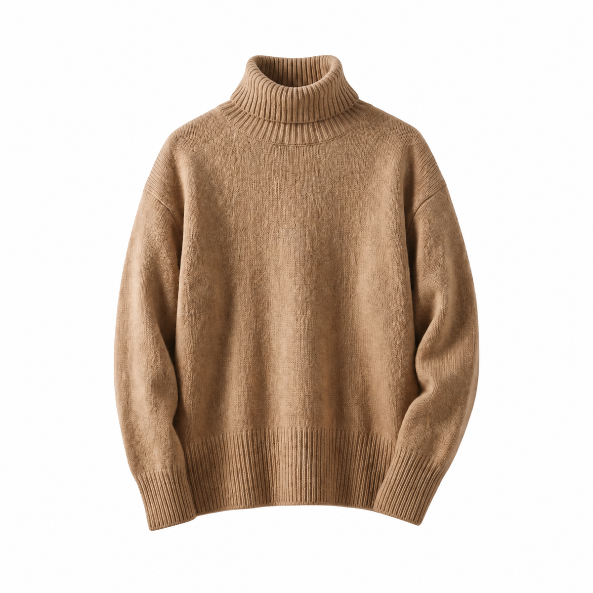 Oversized Gebreide Coltrui met Ribboorden en Lange Mouwen voor Dames