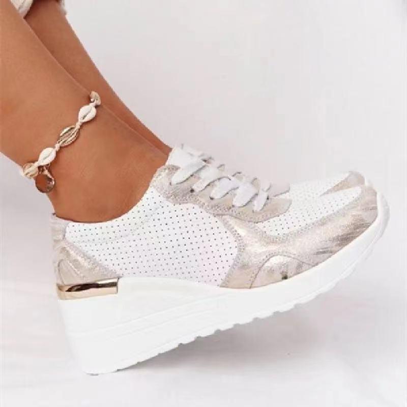 Comfortabele Sneakers Met Verhoogde Zool voor Dames