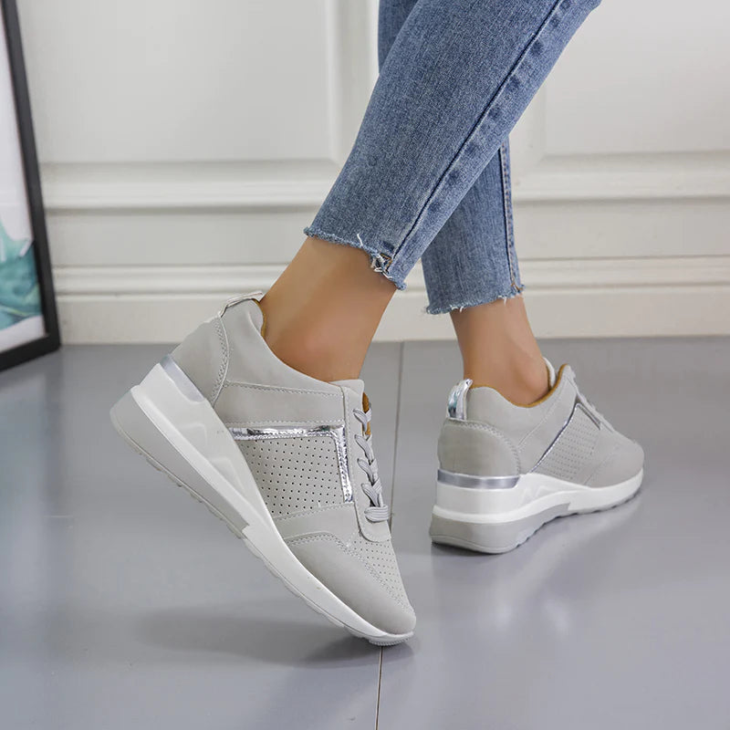 Comfortabele Sneakers Met Verhoogde Zool voor Dames