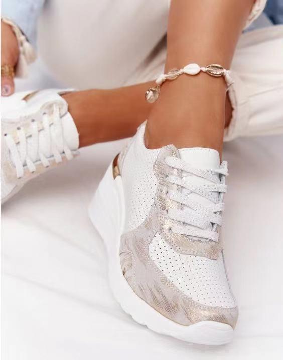 Comfortabele Sneakers Met Verhoogde Zool voor Dames