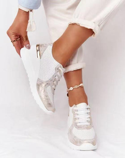 Comfortabele Sneakers Met Verhoogde Zool voor Dames