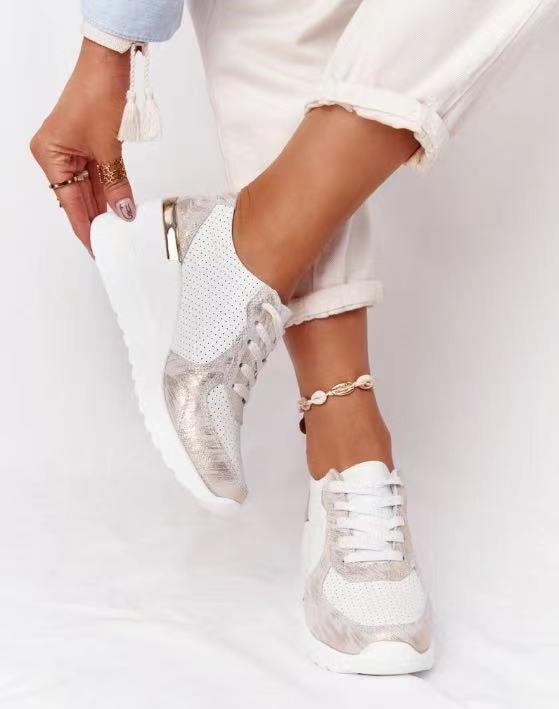 Comfortabele Sneakers Met Verhoogde Zool voor Dames