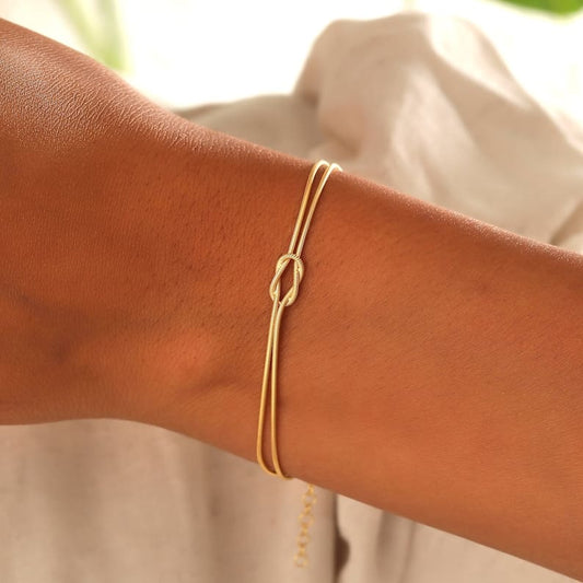 Lydia | Liefdesknoop Armband
