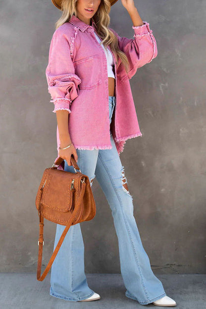 Trendy stijlvolle dames denim jacket