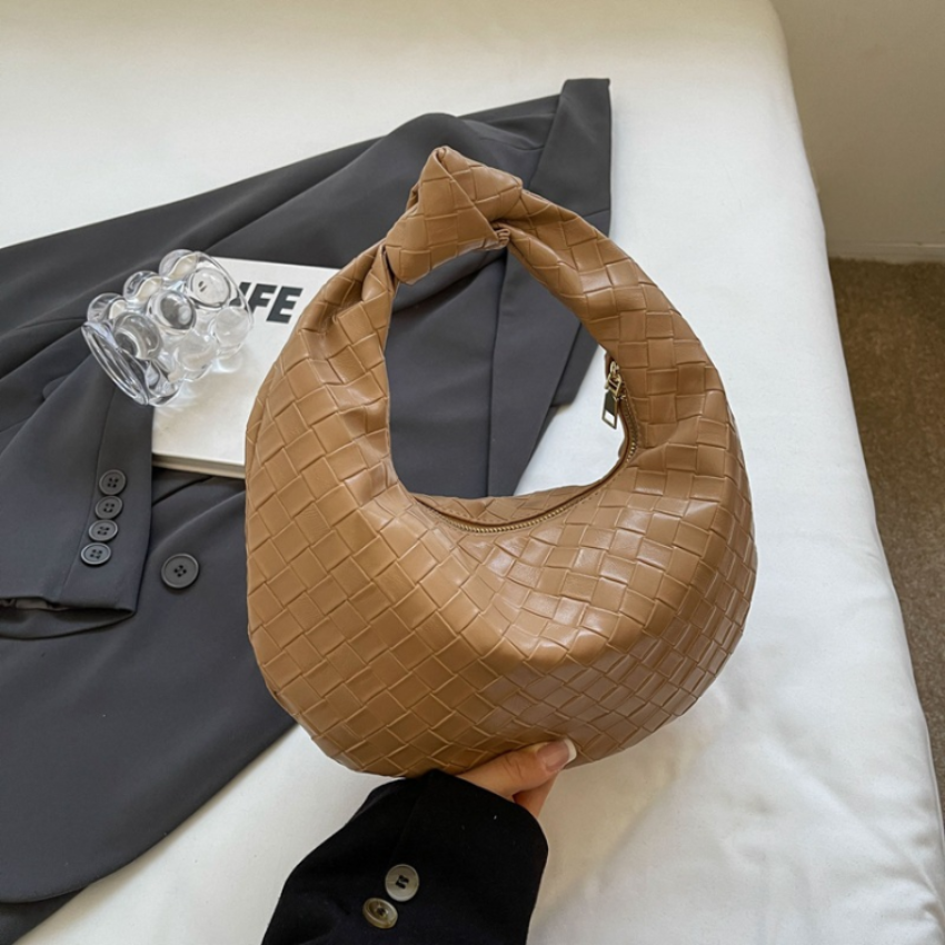 Vita | Fresh Mint Green Woven Handbag