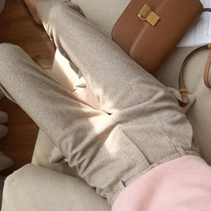 Ellie | Klassieke Herringbone Broek