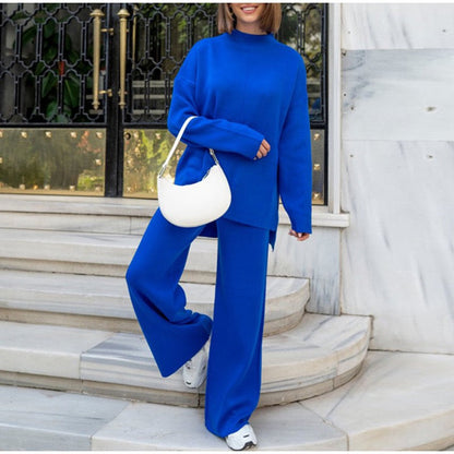 Trendy Oversized Dames Loungewear Set met Wijde Pijpen