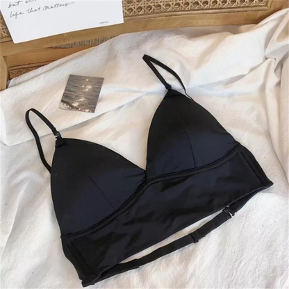 Sous-vêtements pour femmes avec style dos nu et bonnets doux
