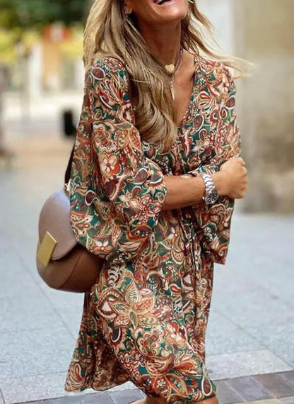 Ohana | Bohemian Paisley Dress