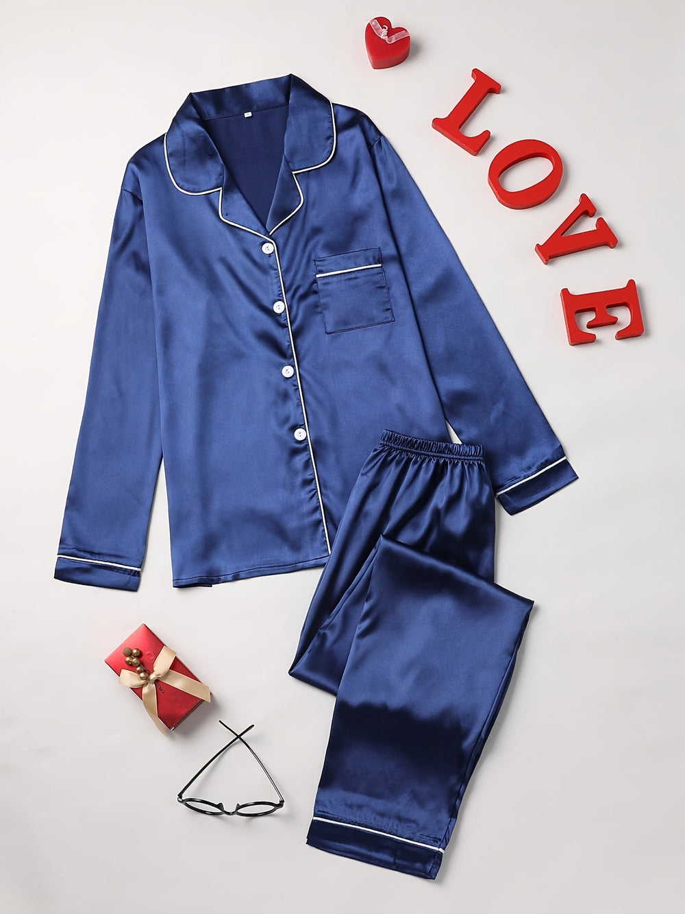 Suze | Luxe Satin Pajama Set