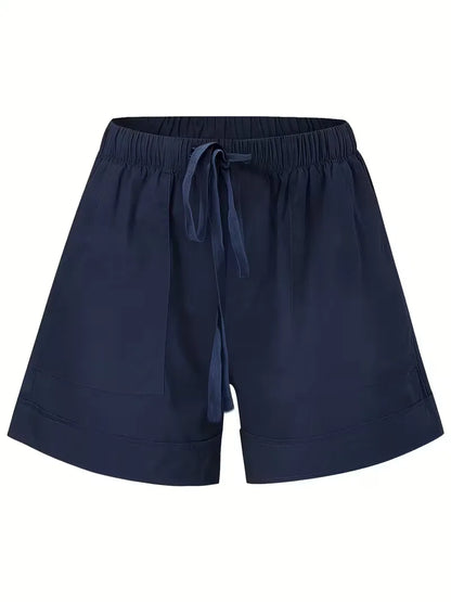 Korte broek met elastische taille