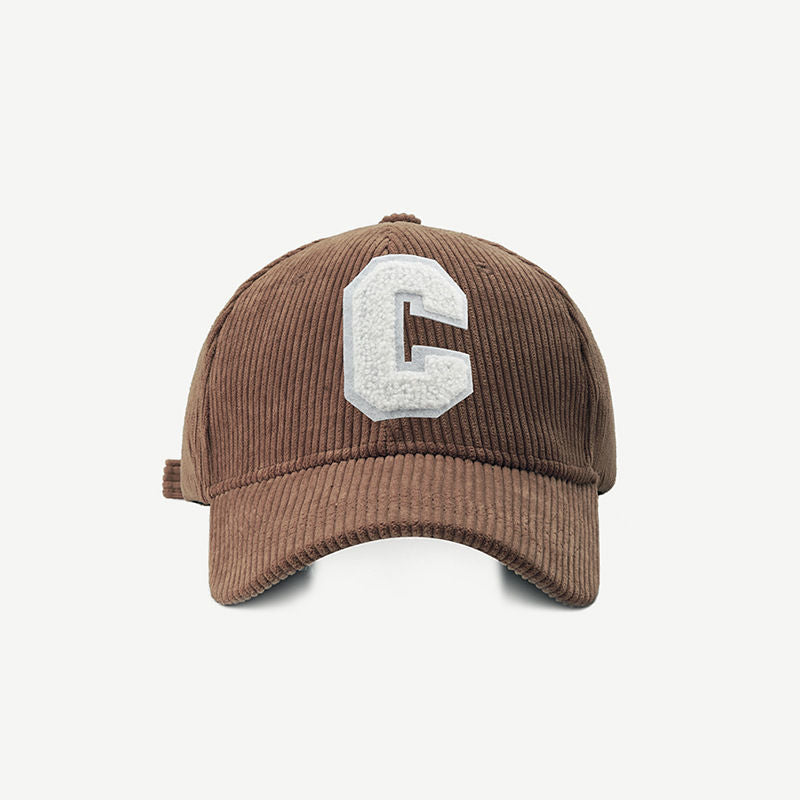Cyndi | Corduroy Baseball Cap met 3D C-Patch
