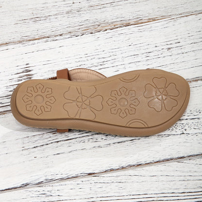 Stijlvolle Dames Orthopedische Sandalen Met Decoratieve Bandjes