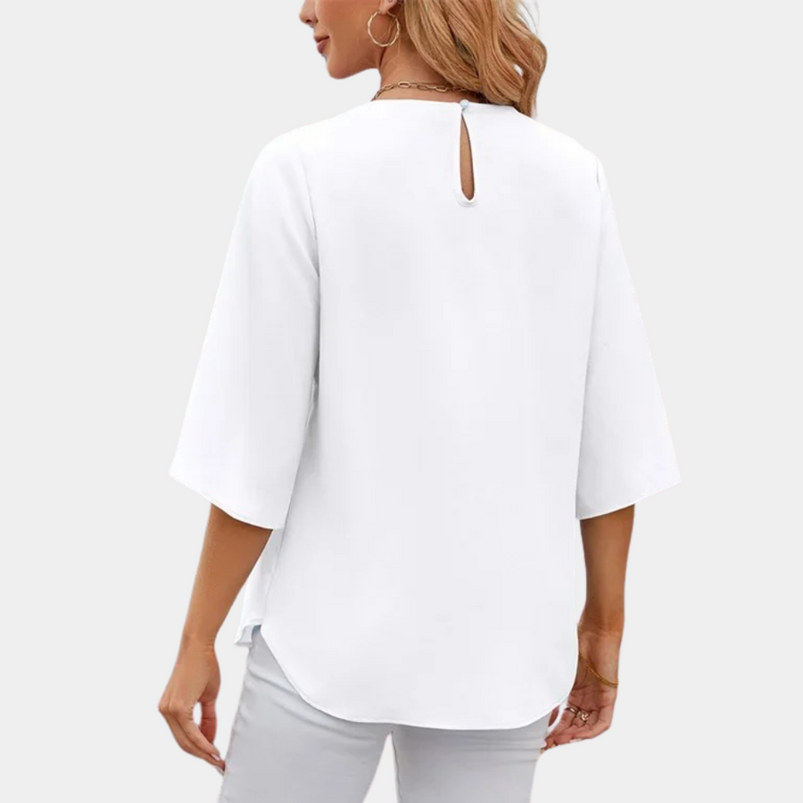 Centje | Elegante Blouse met Splitmouwen