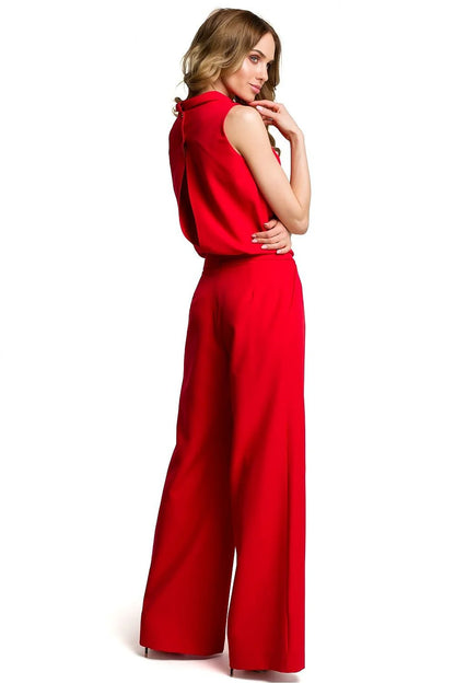 Melva | Silken Dames Mouwloze Jumpsuit