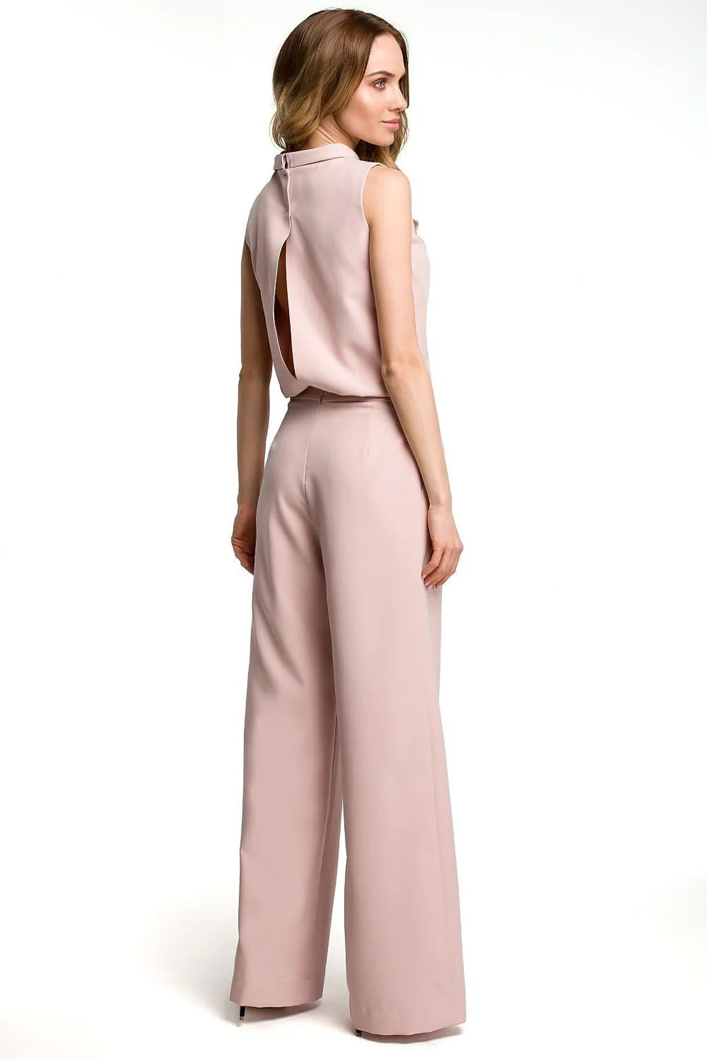 Melva | Silken Dames Mouwloze Jumpsuit