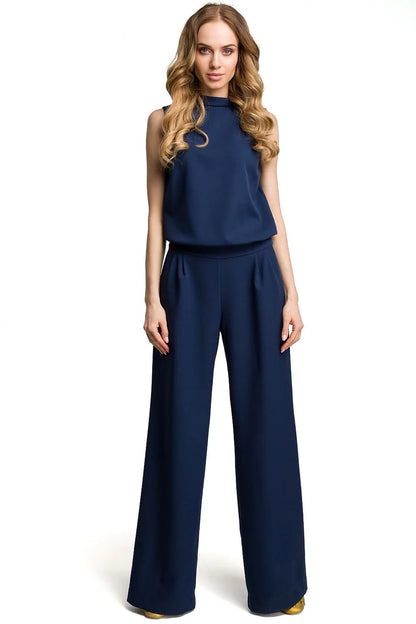 Melva | Silken Dames Mouwloze Jumpsuit