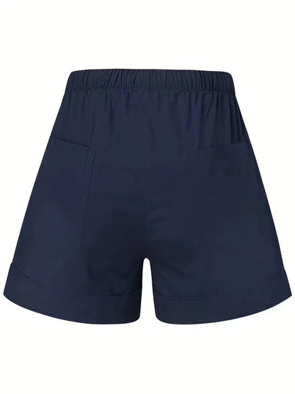 Korte broek met elastische taille