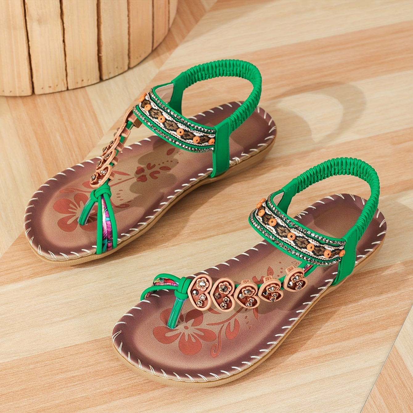 Stijlvolle Dames Orthopedische Sandalen Met Decoratieve Bandjes