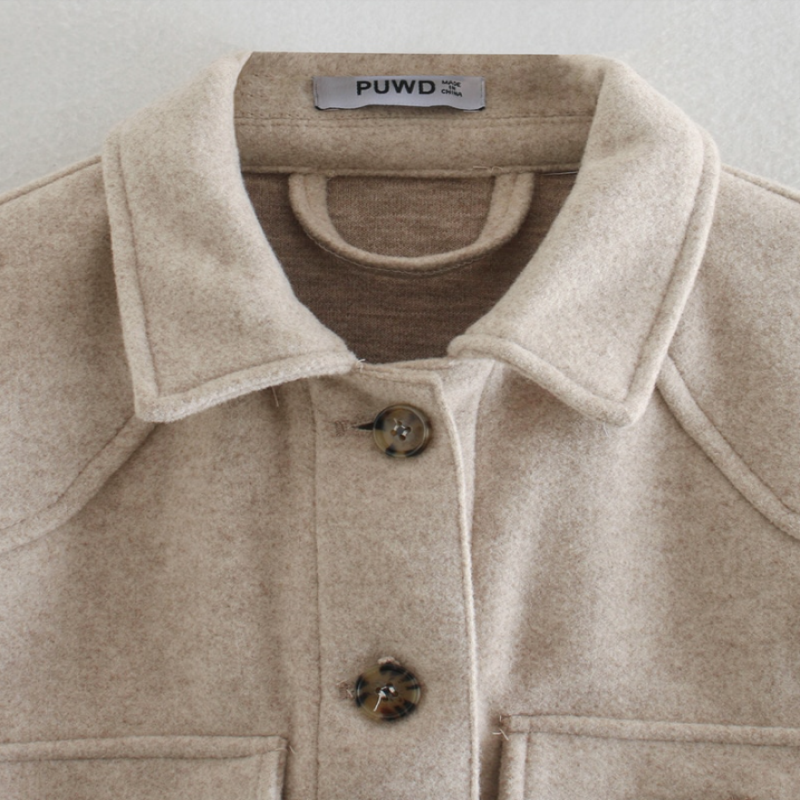 Elegante Comfortabele Dames Wollen Jas met Ceintuur