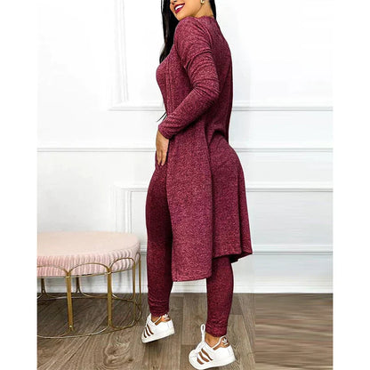 Comfortabele Dames 3-Delige Loungewear Set met Vest