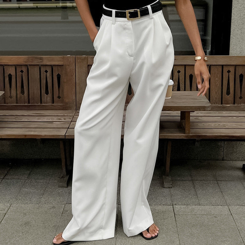 Ilena | High Waist Pantalon met Wijde Pijpen