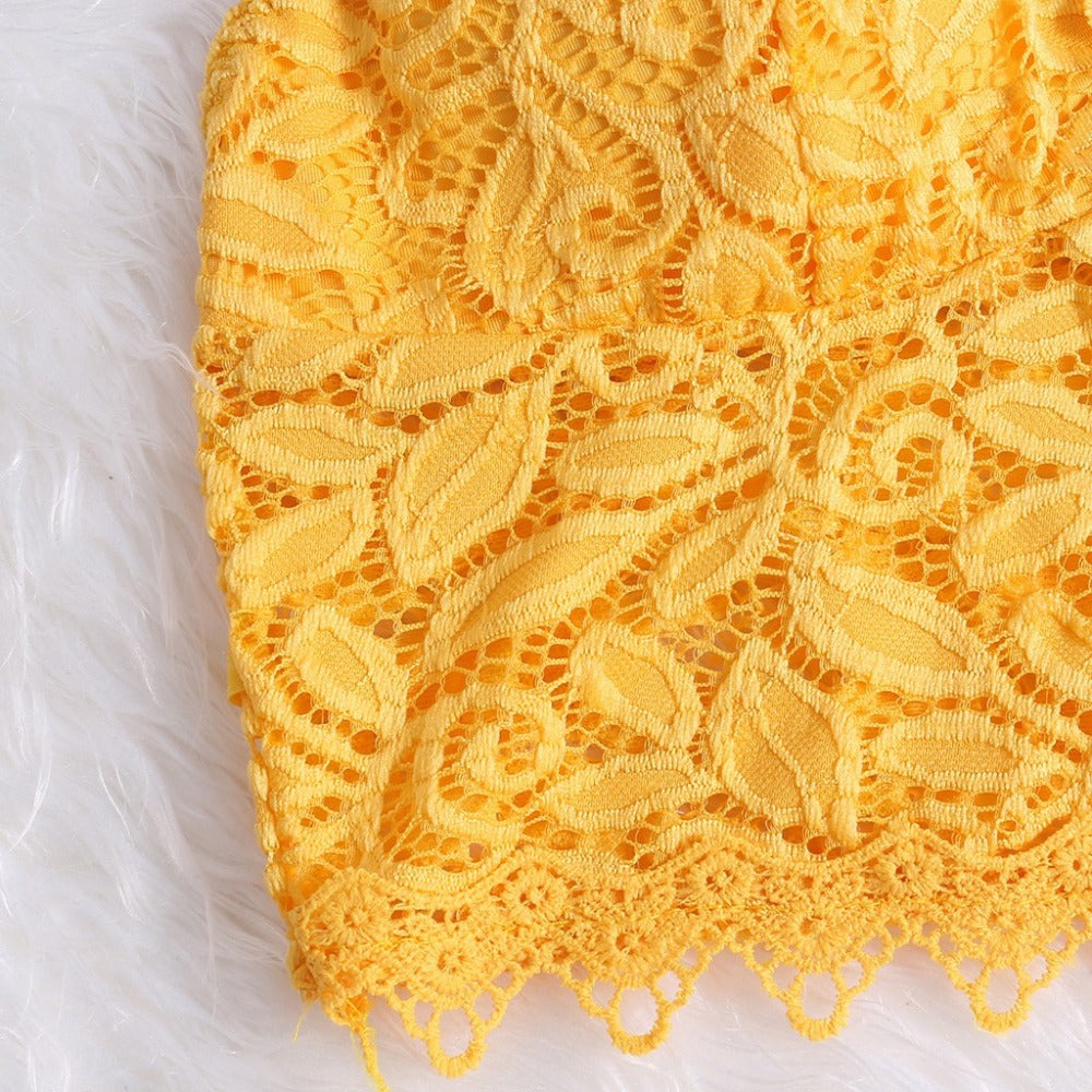 Cecilia | Lace Crop Top