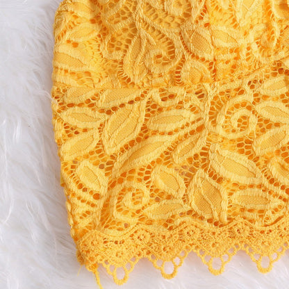 Cecilia | Lace Crop Top