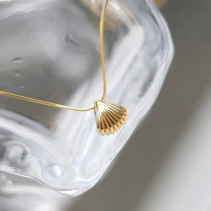 Sasha | Gouden Schelp Ketting