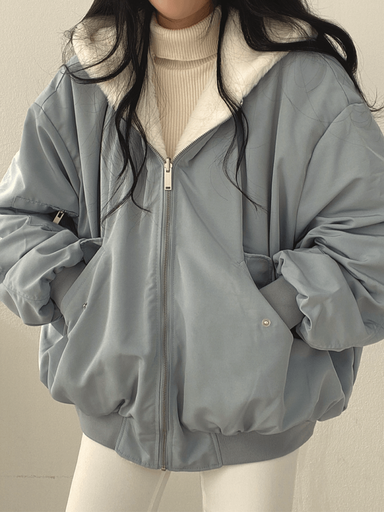 Trendy Oversized Dames Jas met Zachte Voering
