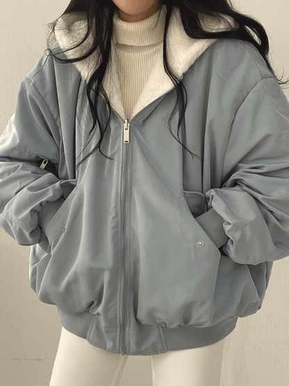 Trendy Oversized Dames Jas met Zachte Voering