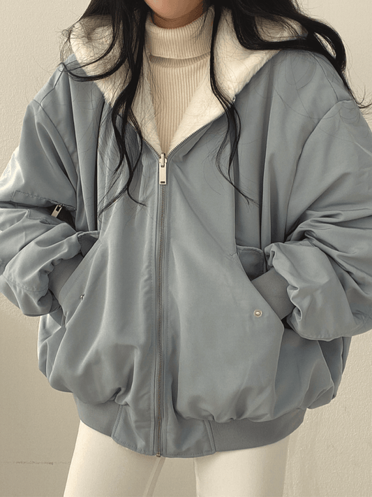 Trendy Oversized Dames Jas met Zachte Voering