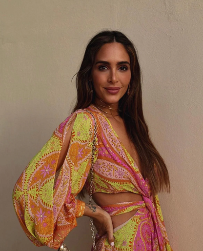 Nikkie | Vibrant Paisley Print Dress