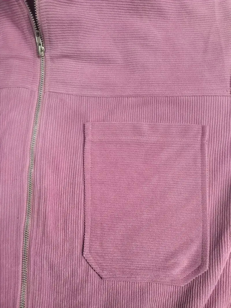 Lotte | Corduroy Zipper Jacket