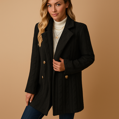 Warme Lange Teddy Dames Winter Jas met Knopen