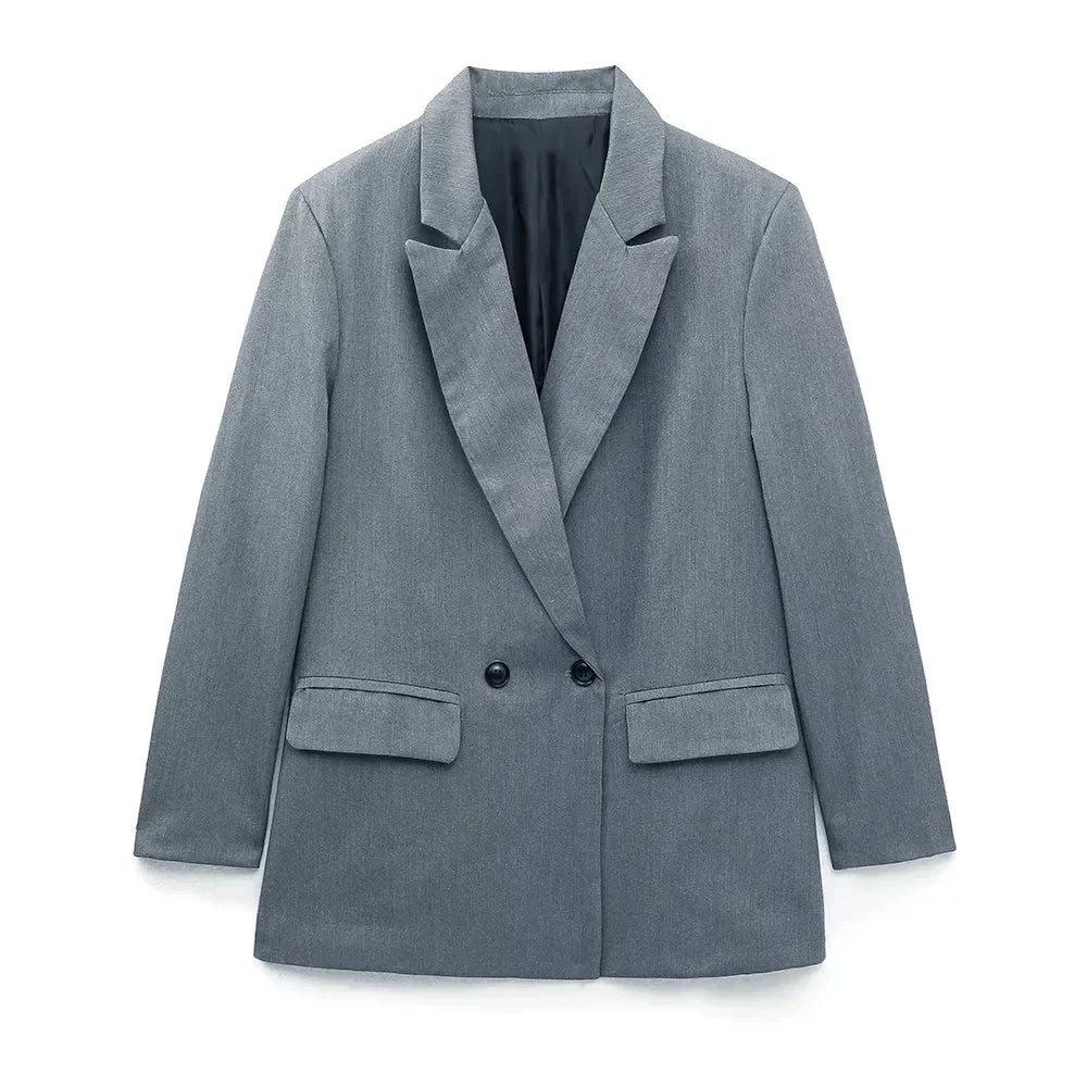 Elegante Trendy Dames Blazer met Zakken