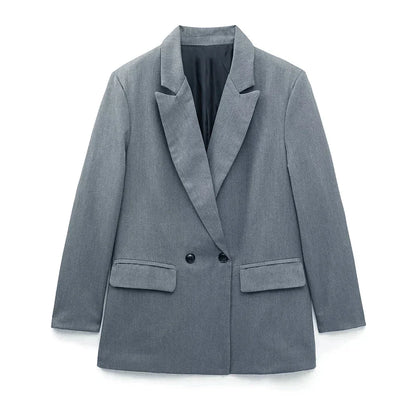 Elegante Trendy Dames Blazer met Zakken
