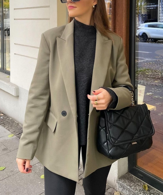 Elegante Trendy Dames Blazer met Zakken