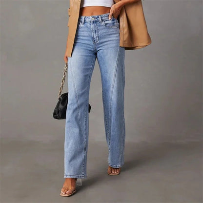 Charlene | Wide-Legged Denim Broek
