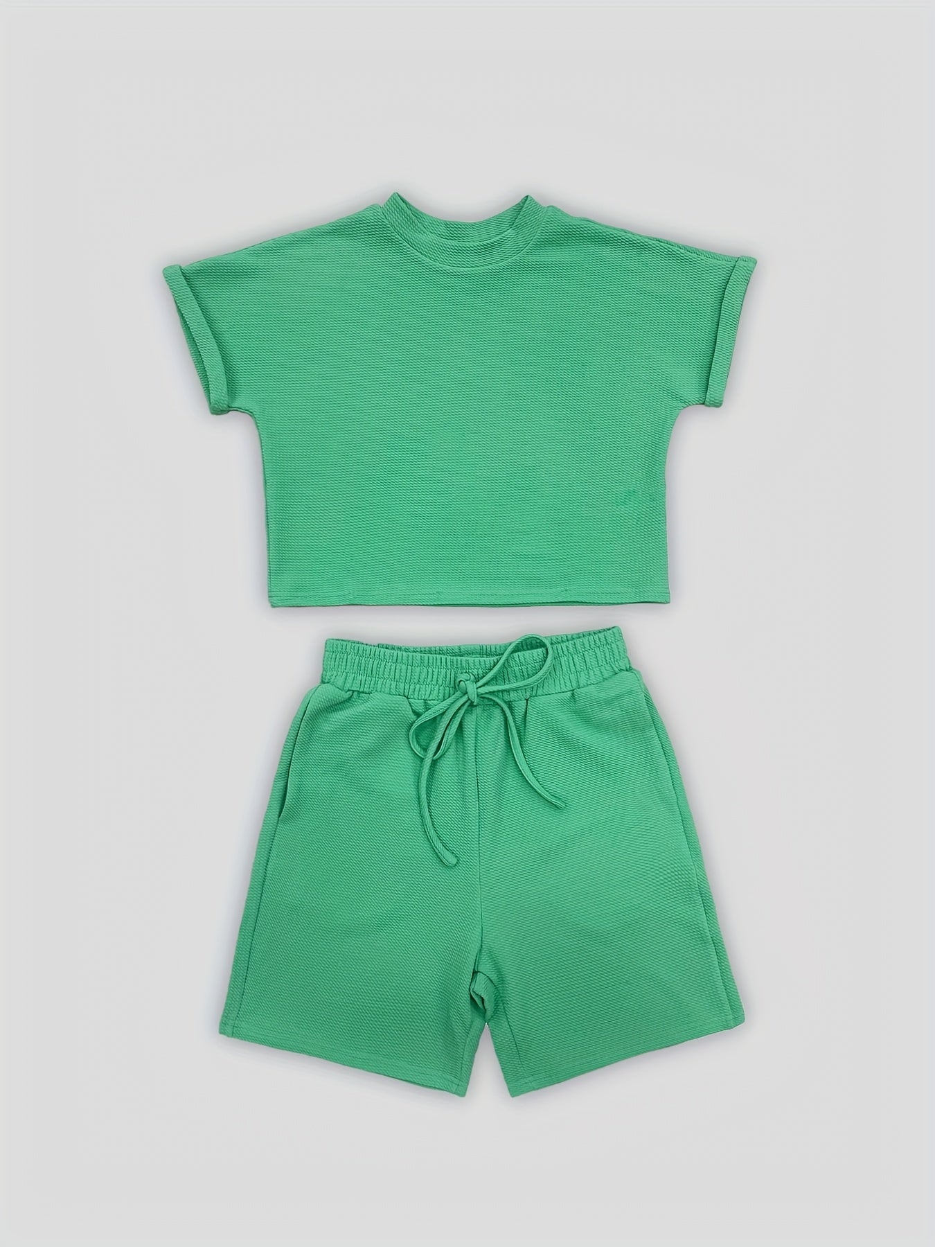 Biannca | Co-Ord Set met Relaxed Fit en Drawstring Shorts