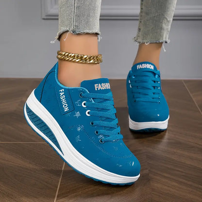 Maisey | Verhoogde Orthopedische Dames Sneakers met Sportieve Zool