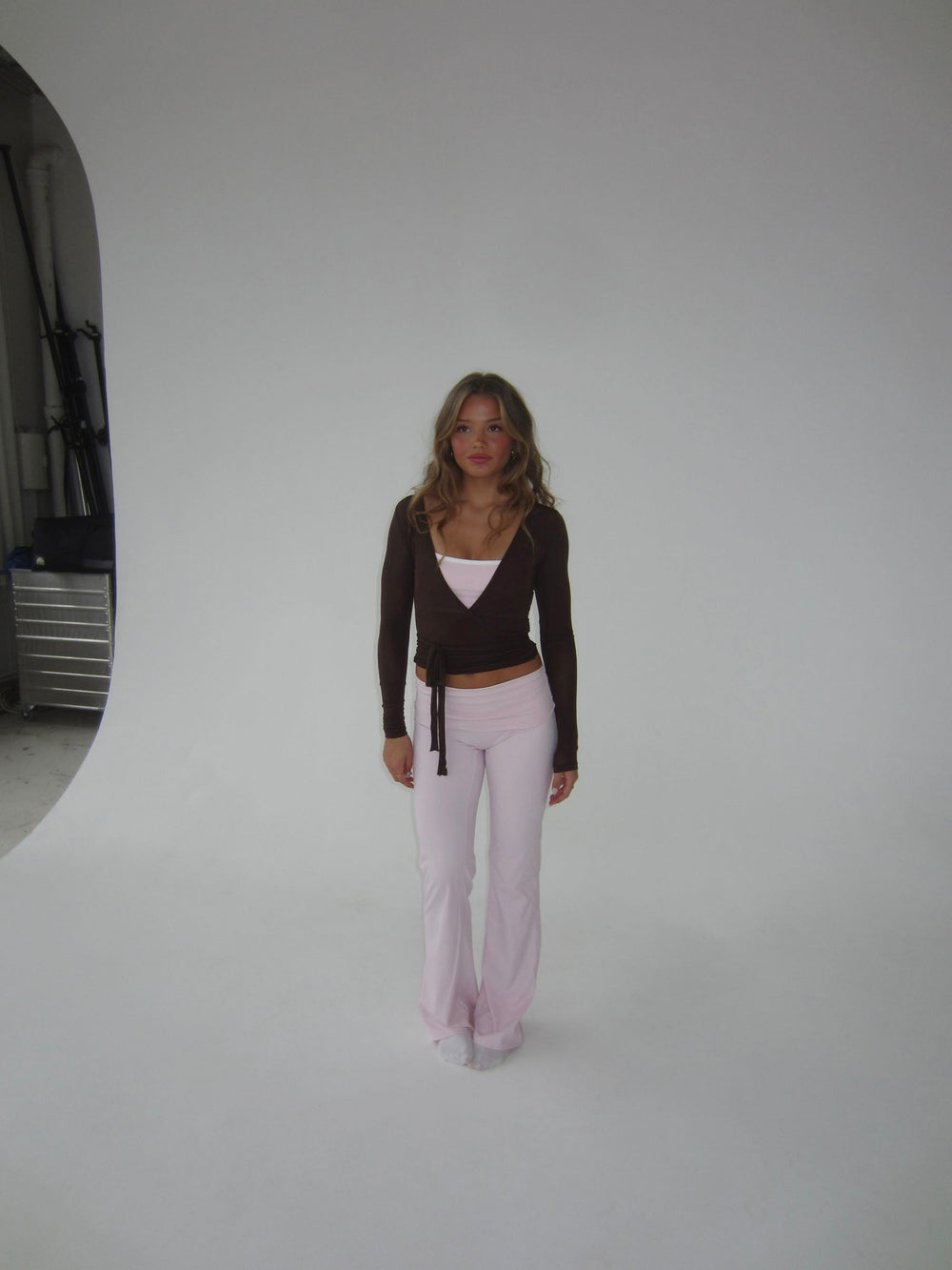 Kyleen | Legging évasé rose