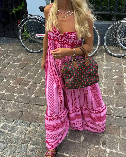 Jeanne | Zomerse Boho Maxi Jurk